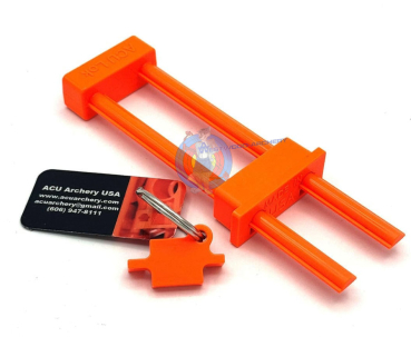 ACU LOK Compound Bow Safety Lock ORANGE von ACU ARCHERY