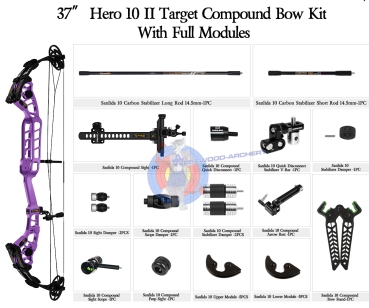 TARGET-SET Compoundbogen HERO 10 II 37 Zoll Big Cam von SANLIDA