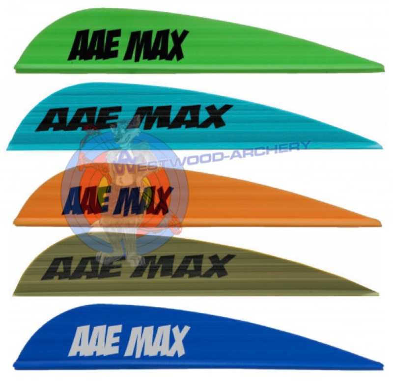 MAX STEALTH Vane von AAE ARCHERY - 50 Pack.
