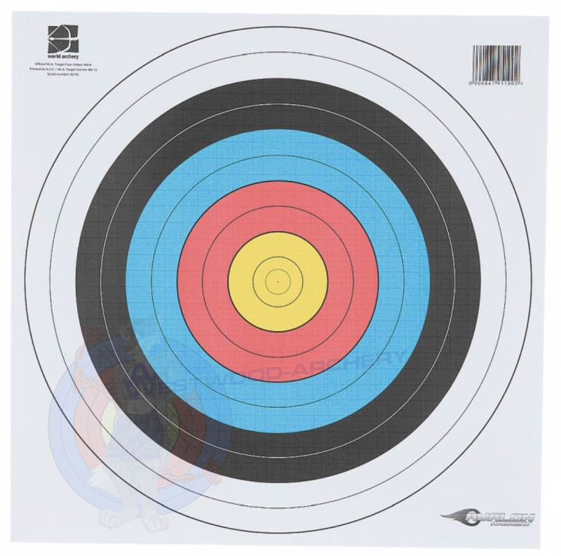 World Archery Scheibenauflagen Standard 40 cm - 10 Stück