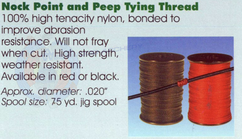 NOCK POINT & PEEP TYING THREAD von BCY