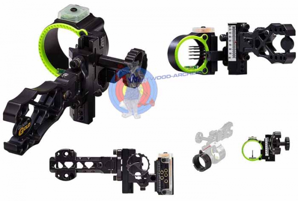 5-Pin Visier ASCENT VERDICT 5 von BLACK GOLD