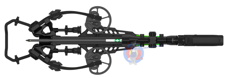 Compoundarmbrust SNIPER G4D Package mit SILENT CRANK von CENTER POINT