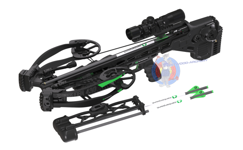 Compoundarmbrust SINISTER 430D Package mit Silent Crank von CENTER POINT