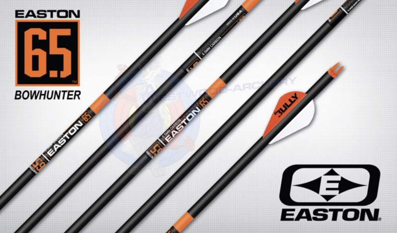 Fertigpfeil BOWHUNTER 6.5 von EASTON - SIX-Pack