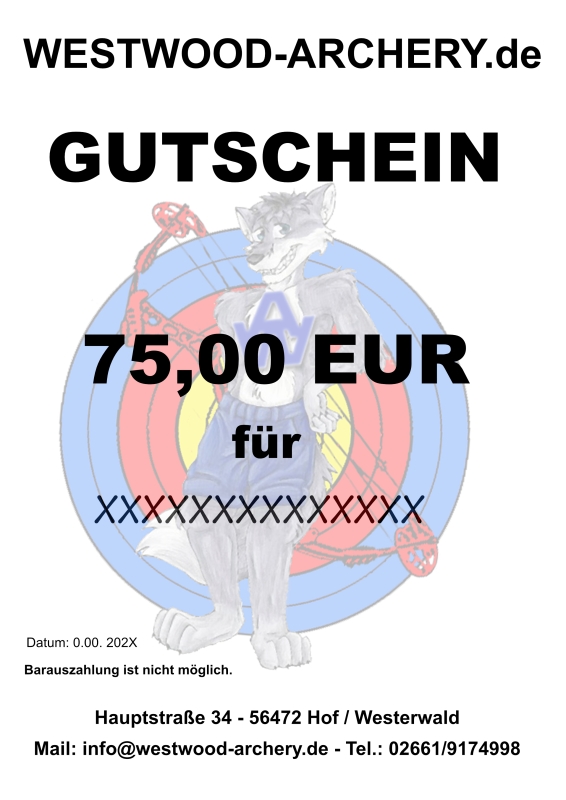 Geschenk-Gutschein 75,00 EUR