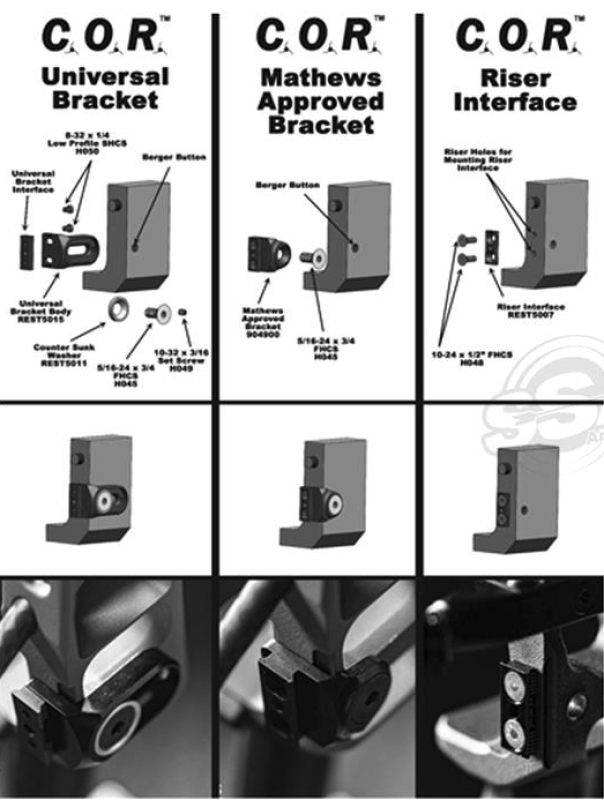 Pfeilauflage EPSILON für MATHEWS BRACKET von HAMSKEA