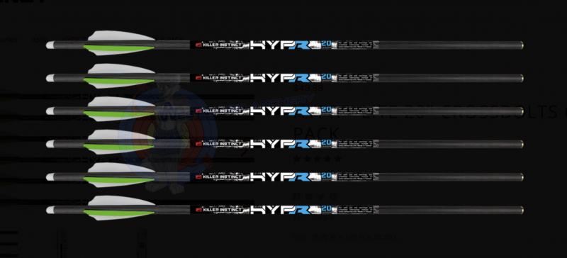 HYPR™ LITE 20 Bolts von KILLER INSTINCT