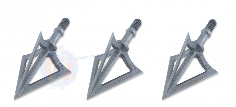 Jagdspitze SOLIDRAZOR FIXED BLADE von MAXIMAL - 3er Pack