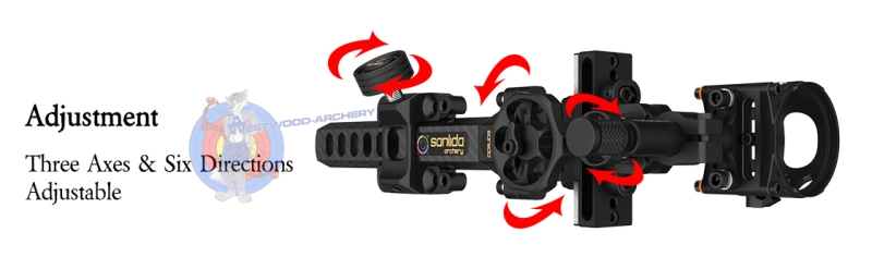 3-Pin Visier DRAGON 10 von SANLIDA