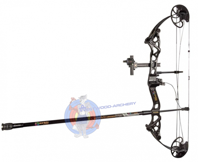 TOP-PREIS! Compoundbogen-Package XS HERO X8 von SANLIDA - schwarz