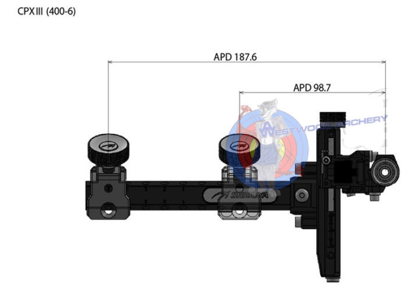 Compoundvisier ULTIMA CPX III 400-6 von SHIBUYA