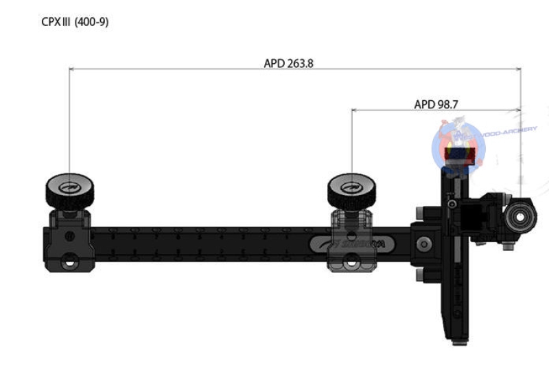 Compoundvisier ULTIMA CPX III 400-9 von SHIBUYA