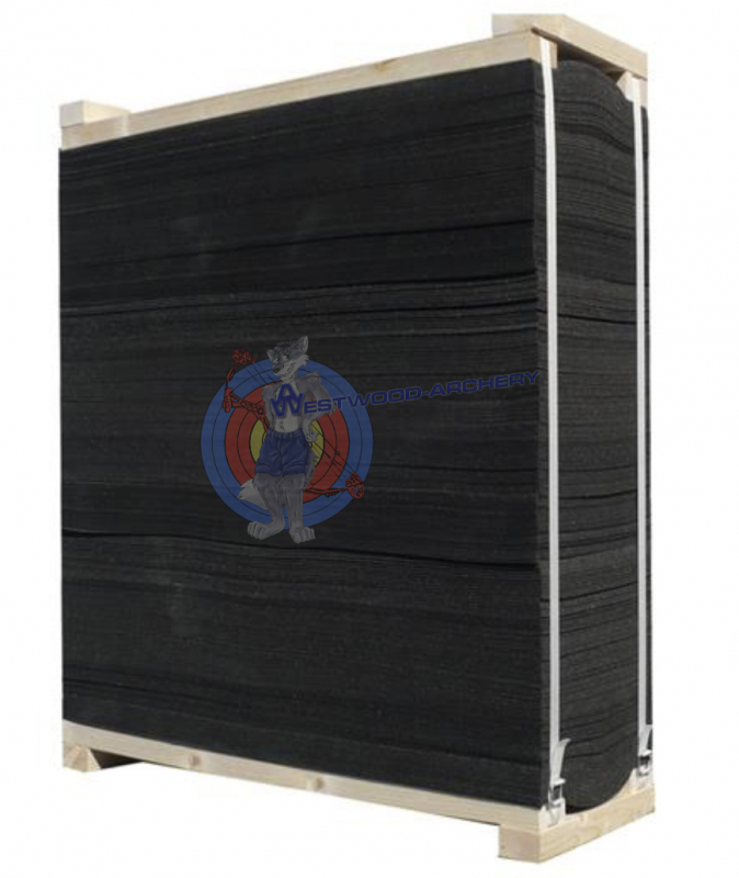 Lamellen-Schaumscheibe mit Holzrahmen von TARGET TECH - 60 x 60 x 30 cm