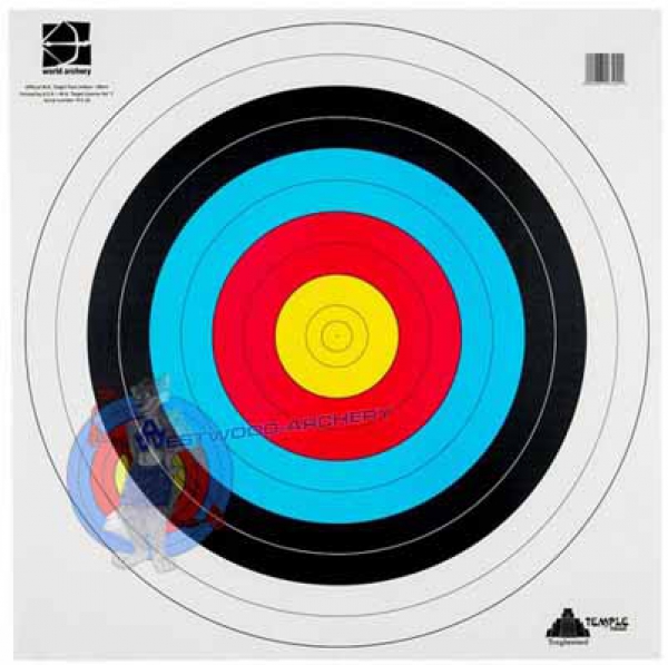 World Archery Scheibenauflagen Standard 60 cm - 10 Stück