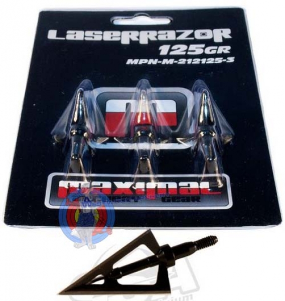 Jagdspitze LASERRAZOR von MAXIMAL - 3er Pack