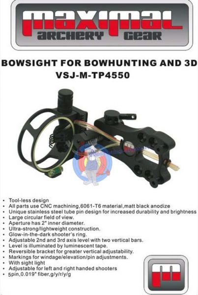 5-Pin Visier DAWN von Maximal-Archery